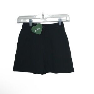 Girls Rule Black High Waist Shorts Approx XXS